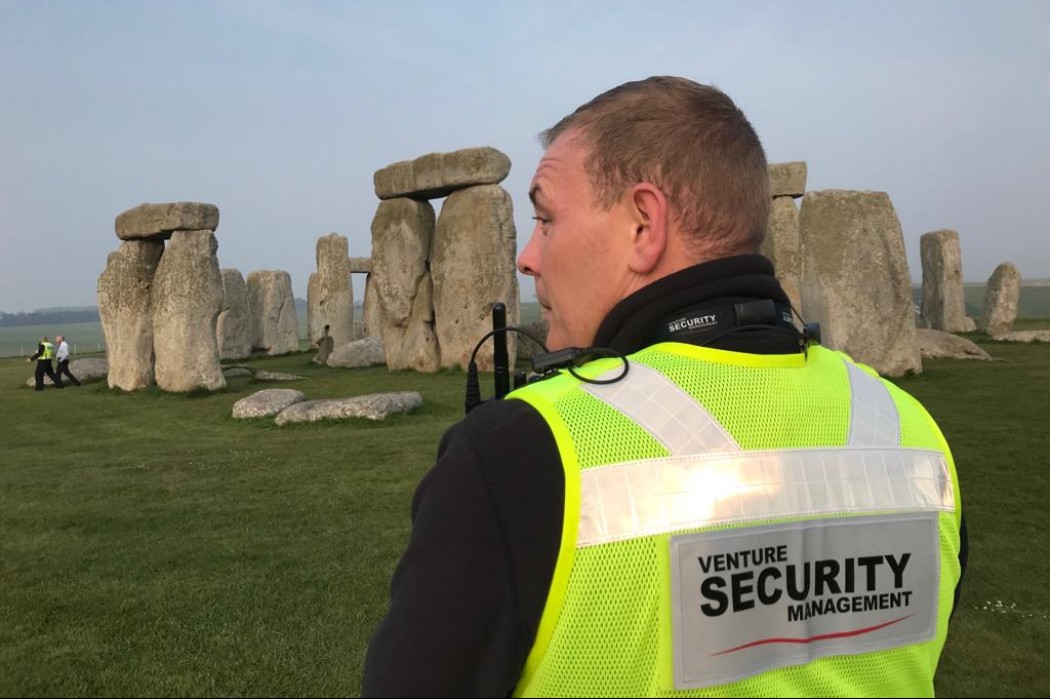 Security Guard at Stonehenge