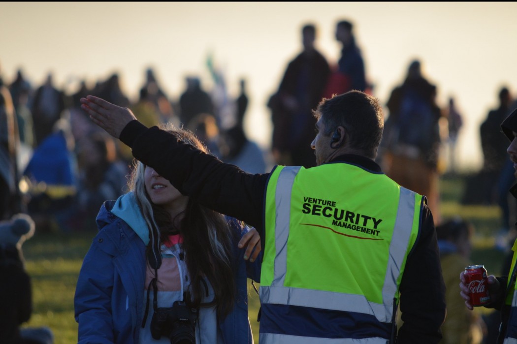 Security Guard Crowd Control