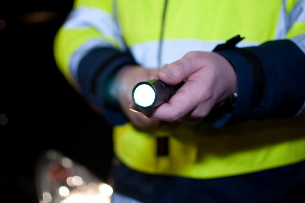 Security guard torch