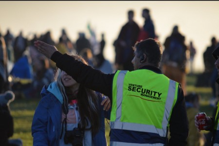 Security Guard Crowd Control