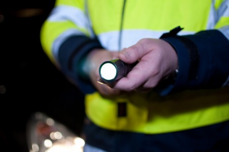 Security guard torch